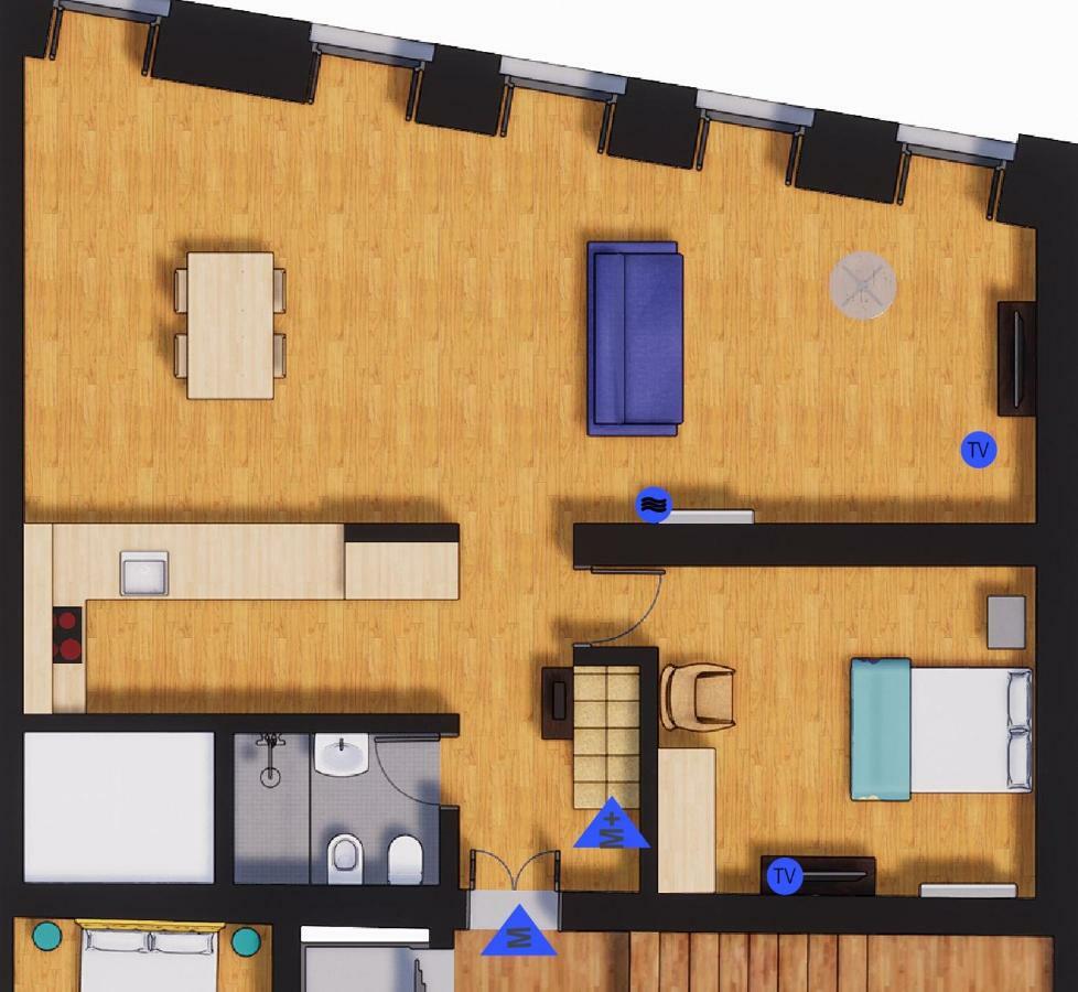 Apa M - Loft Guesthouse Jardim Das Maes Charming วีเซว ภายนอก รูปภาพ